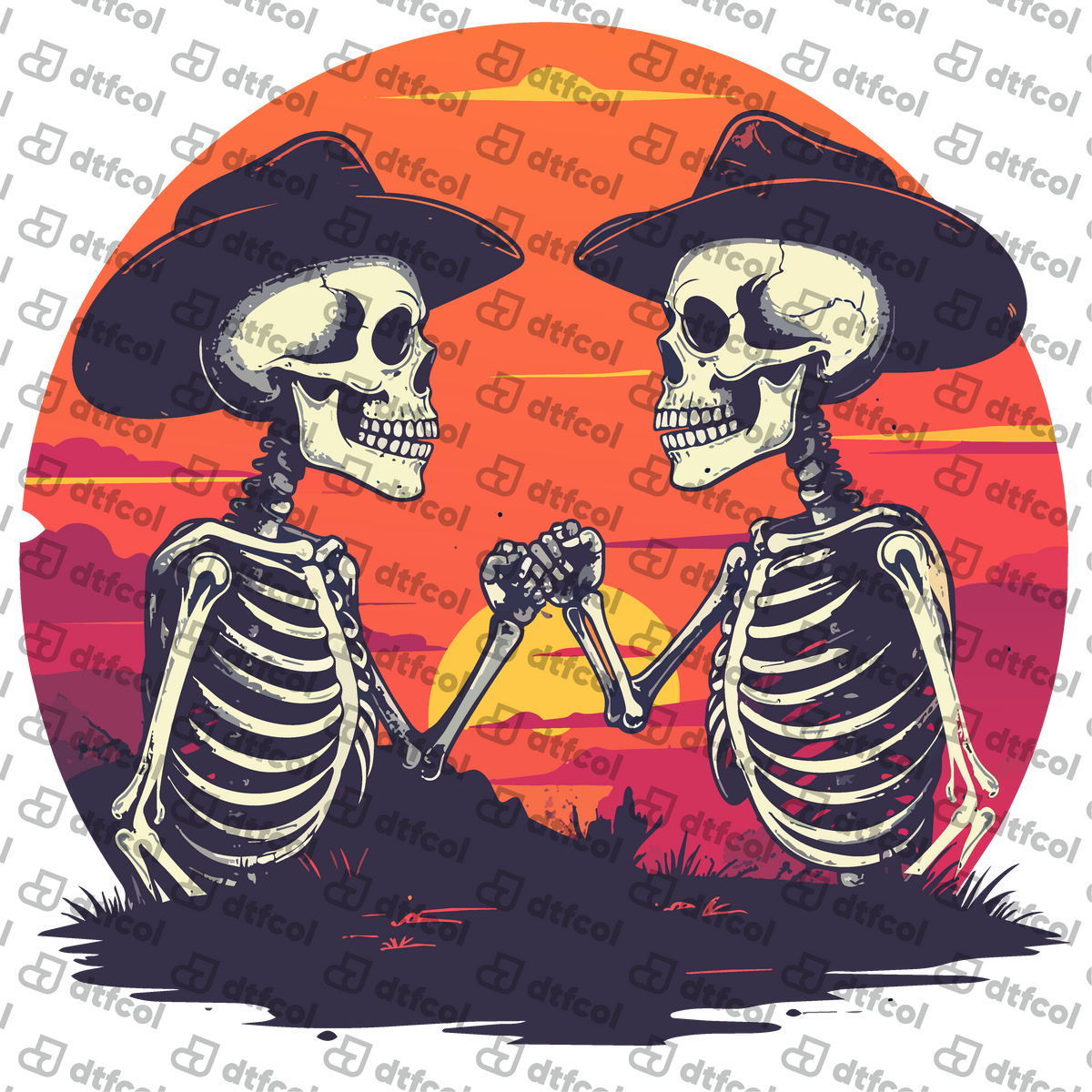 Warriors & Legends – Sunset Outlaw Handshake