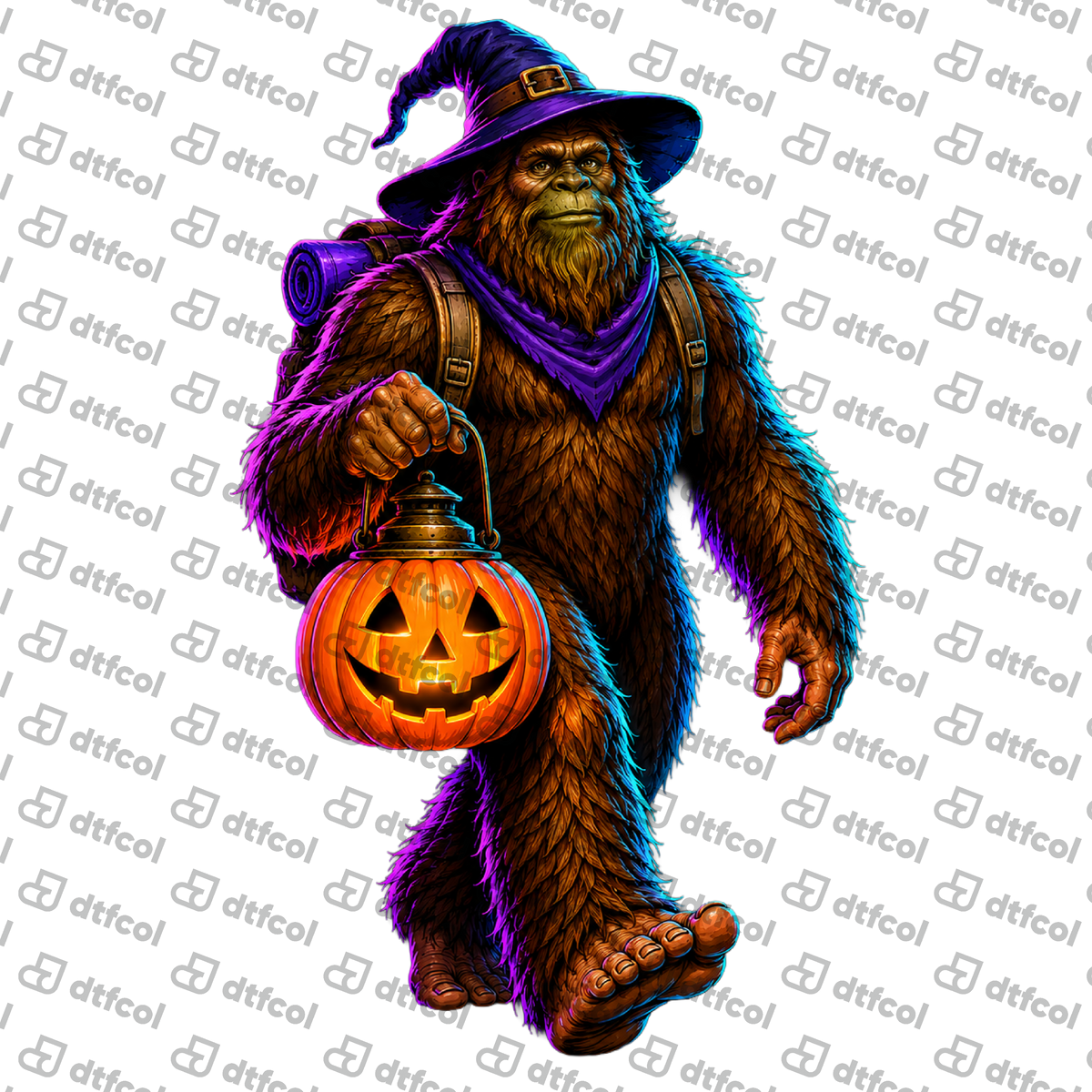 Halloween - Bigfoot Pumpkin Lantern