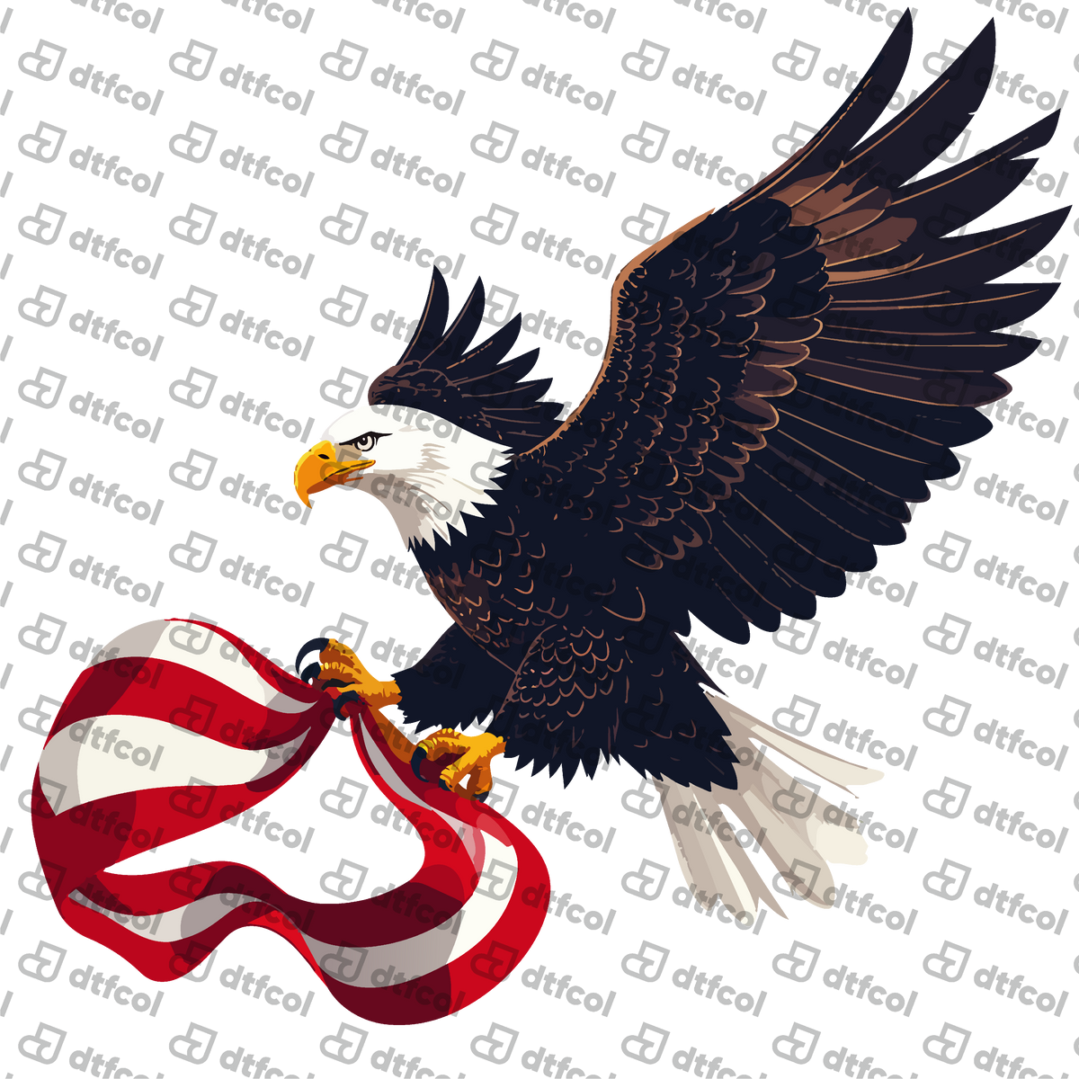 4th of July - Majestic Soaring Eagle