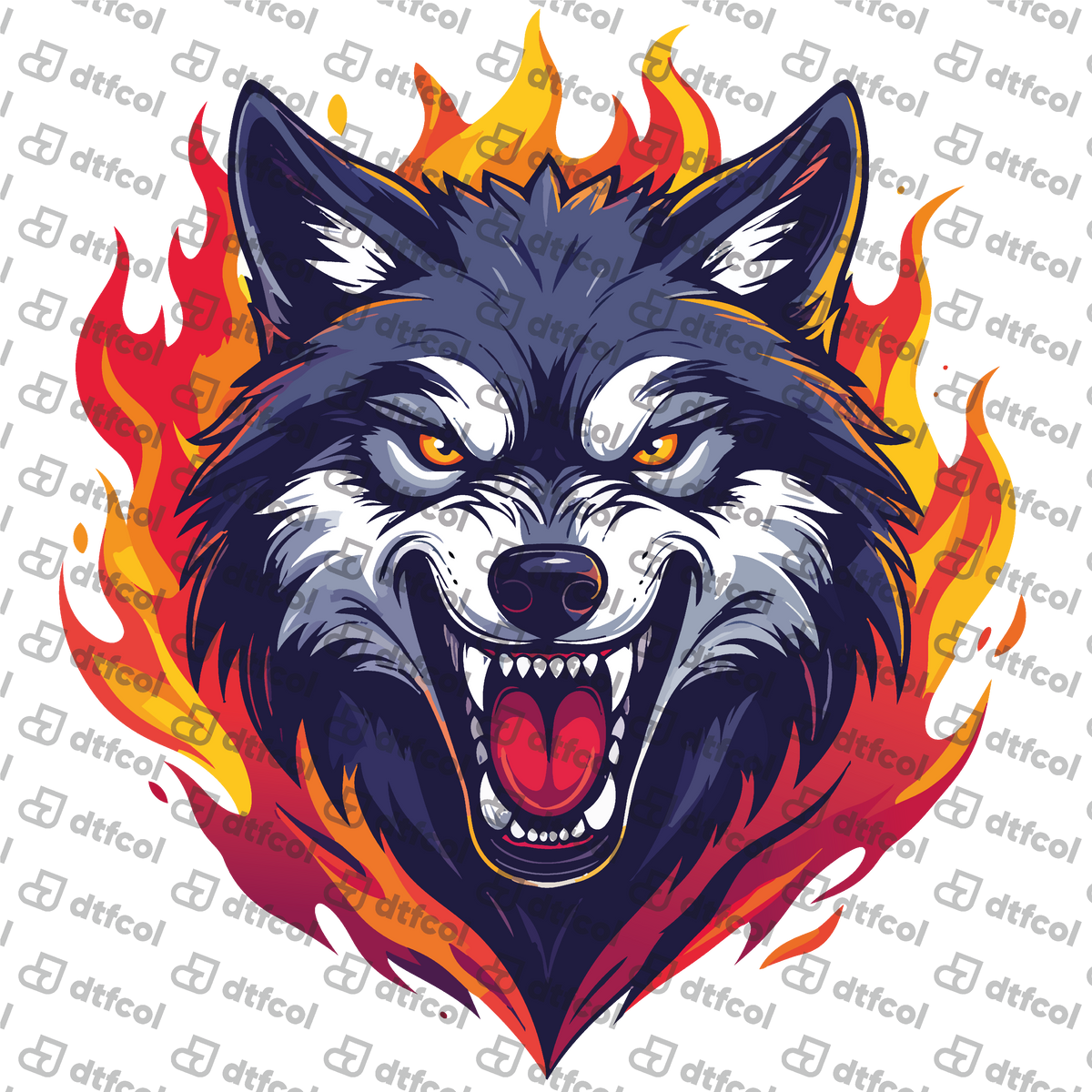 Animals - Blazing Fury Wolf