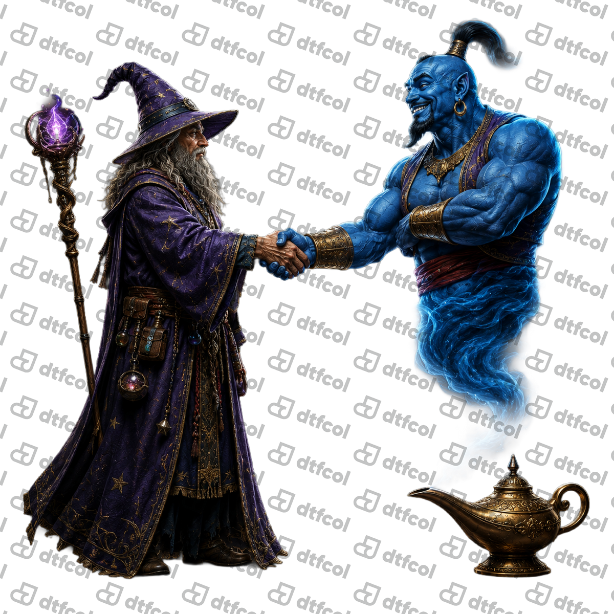 Warriors & Legends - The Wizard and the Genie’s Pact