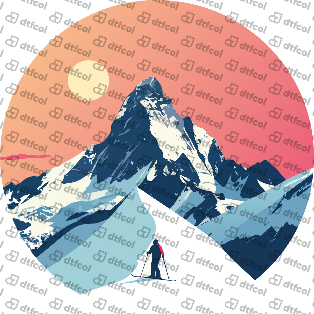 Winter Olympics - Majestic Alpine Skier