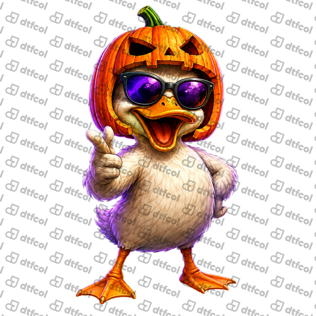 Halloween - Pumpkin Head Party Duck