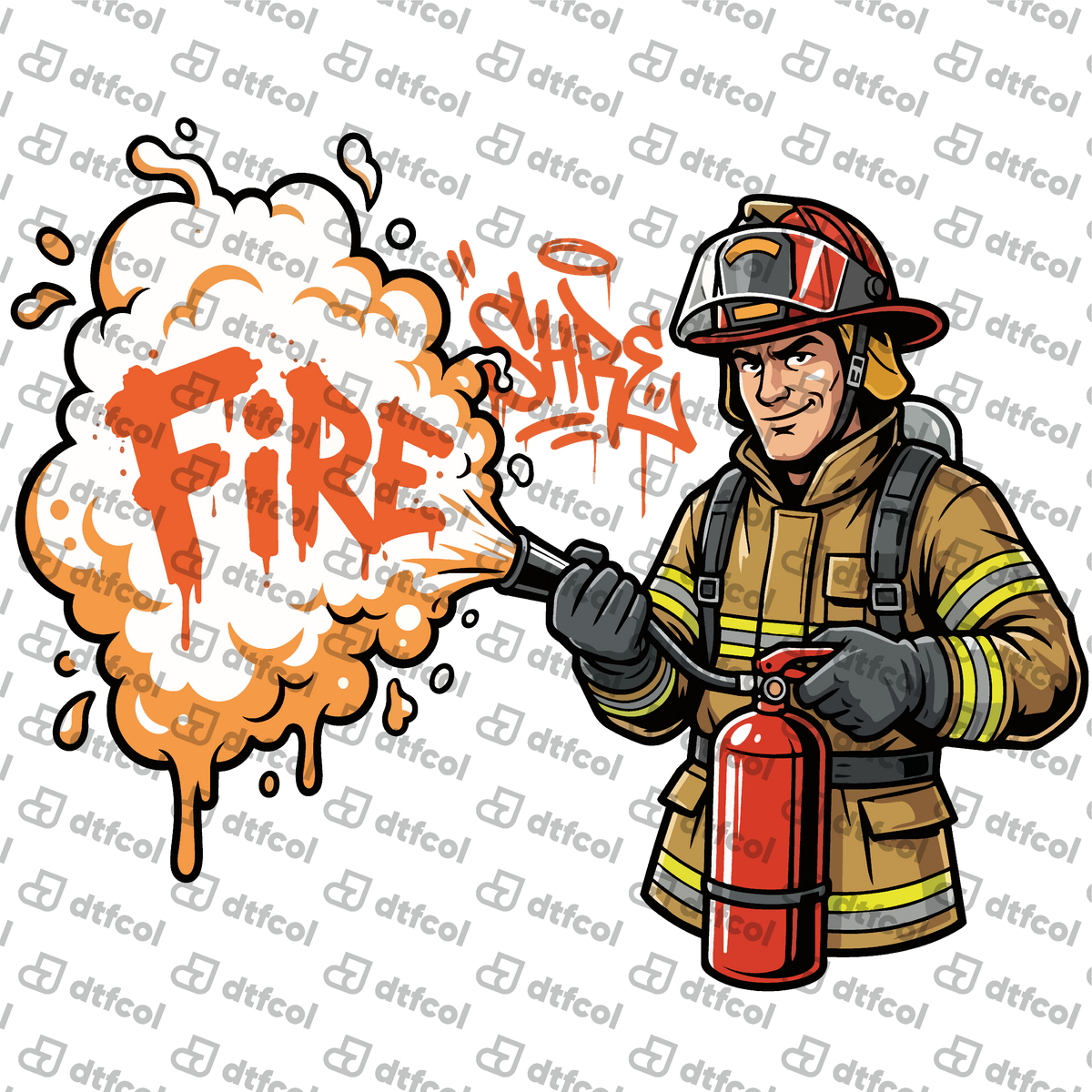 Occupation - Urban Graffiti Firefighter