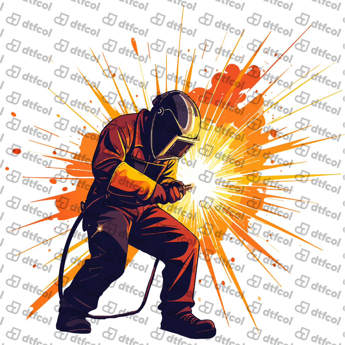 Occupation - Sparks Flying Welder