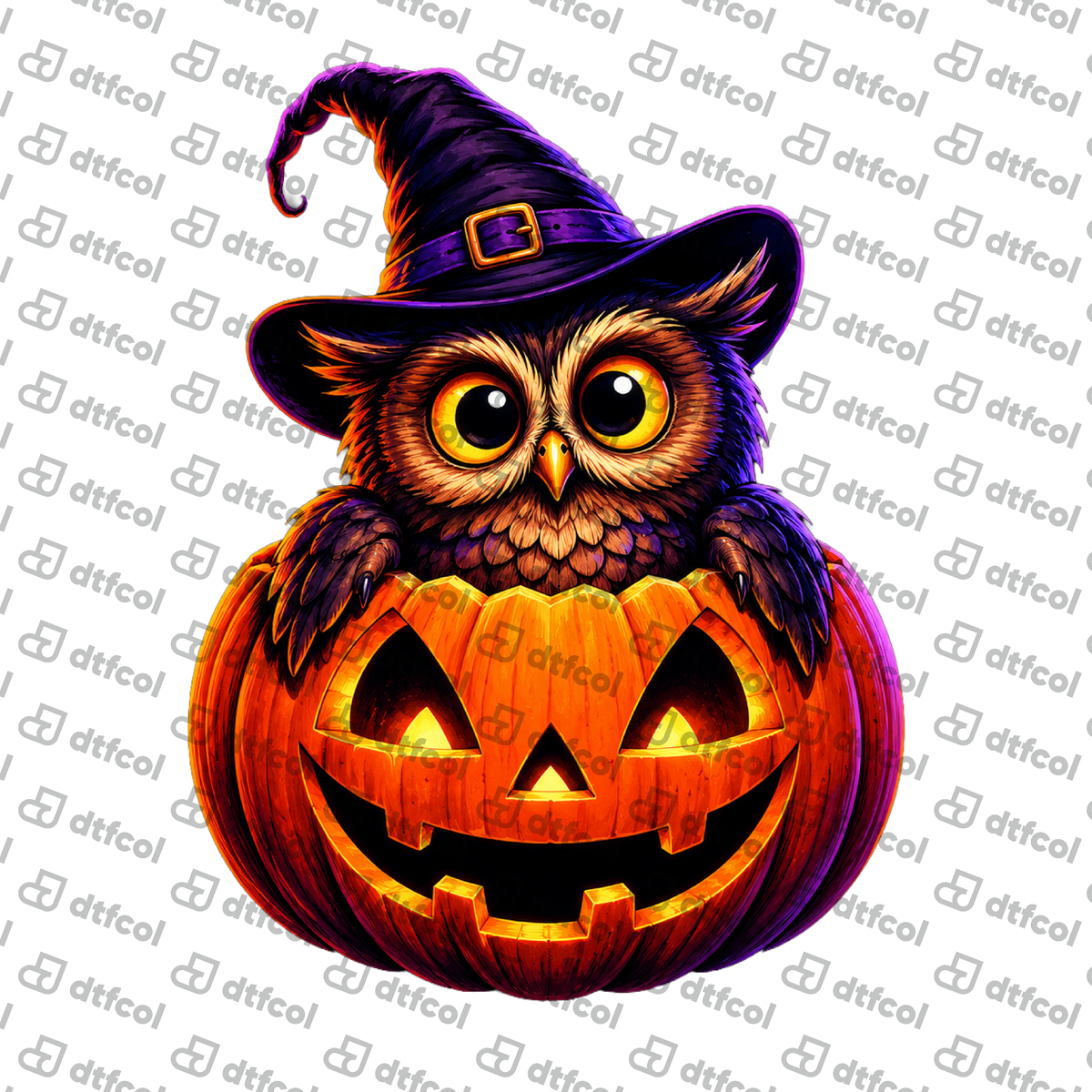 Halloween - Pumpkin Patch Witch Owl