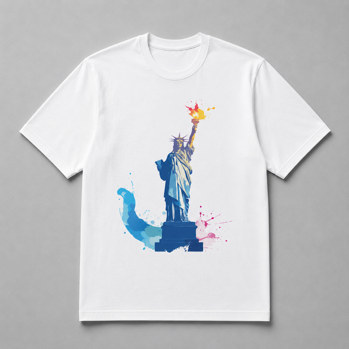 4th of July - Liberty in Color Splash