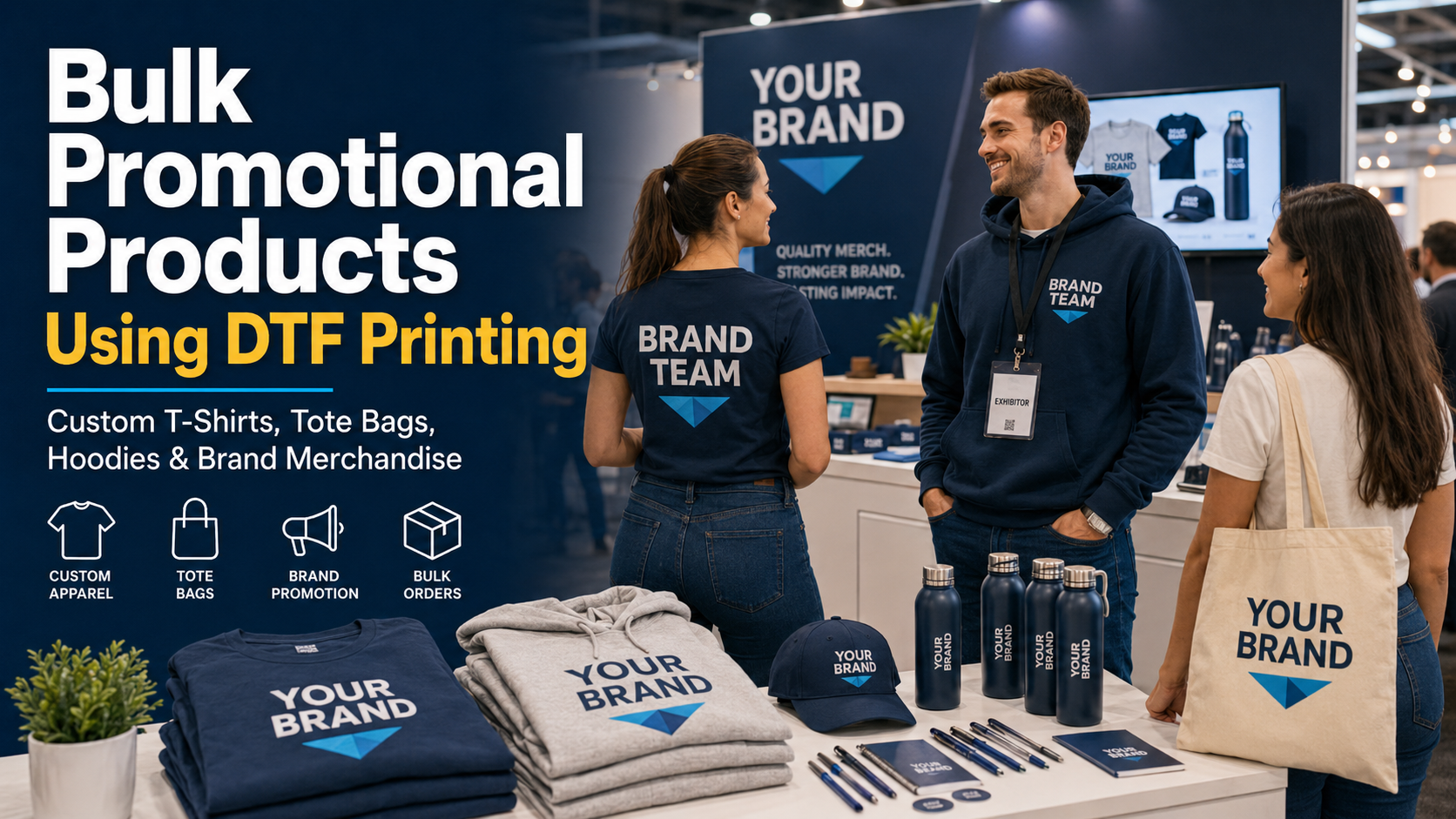 Bulk Promotional Products Using DTF Printing for Business Growth