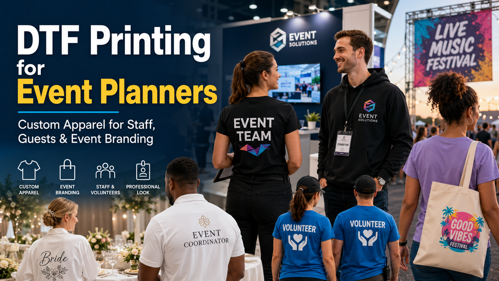 How Event Planners Can Use DTF Printing for Custom Event Apparel