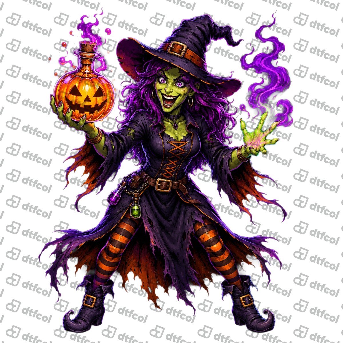 Halloween - Pumpkin Potion Witch