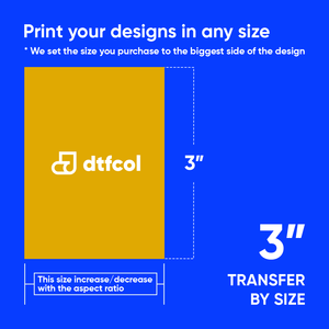 Promotional graphic for dtfcol with a yellow rectangle and text on a blue background